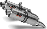 Doppelauspuffanlage Ohne Katalysator Mit Geräuschzulassung Oval Edelstahl - Mivv Kompatibel Mit Yamaha Xt 660 X (2004-2016)