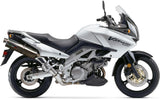 Doppelauspuffanlage Mit Geräuschzulassung Trioval Edelstahl - Gpr Kompatibel Mit Suzuki V-Strom Dl 1000 (2002-2013)