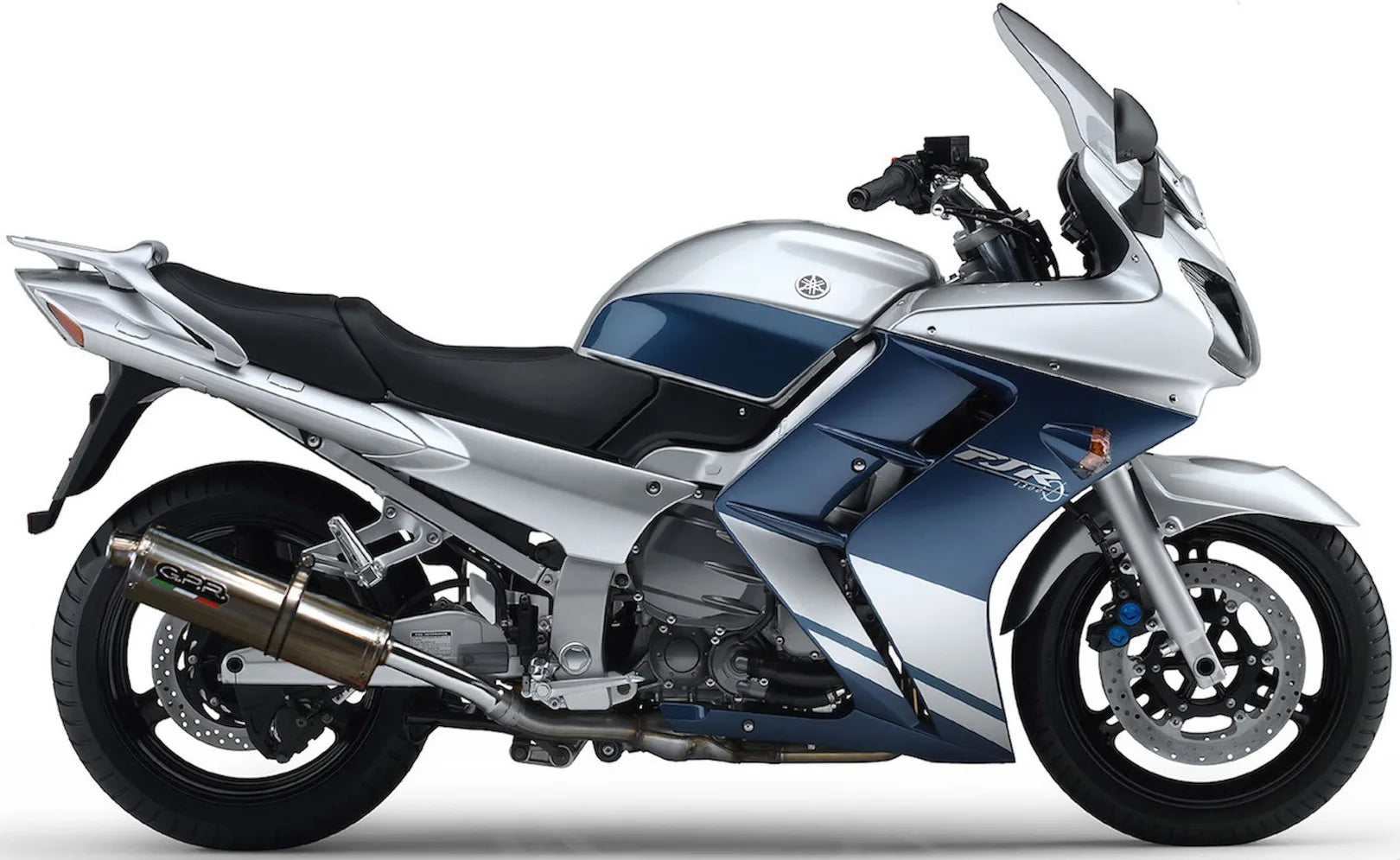 Doppelauspuffanlage Mit Geräuschzulassung Trioval Edelstahl - Gpr Kompatibel Mit Yamaha Fjr 1300 (2001-2005)