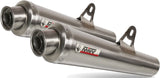 Doppelauspuffanlage Ohne Katalysator Mit Geräuschzulassung X-Cone Edelstahl - Mivv Kompatibel Mit Suzuki Gsr 600 (2006-2010)