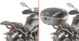 Monokey Arena Black Top Case - 45 Lt Arena Technopolymer - Givi Compatible With Yamaha Mt-07 (2018-2020)