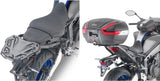 Monokey Trekker Black Aluminium Top Case - 46 Lt Trekker Aluminium - Givi Compatible With Yamaha Mt-09 - Sp (2021-2023)
