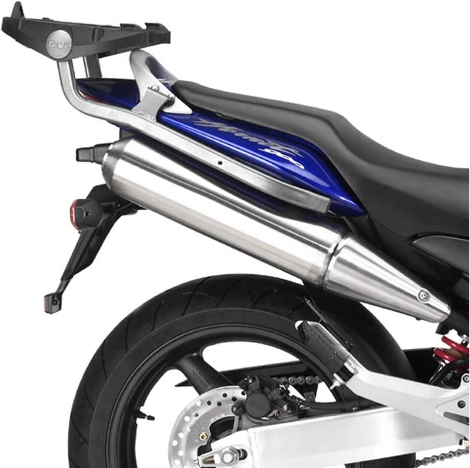 Motorradkoffer Monolock Schwarz Tech 29 Lt Technopolymer - Givi Kompatibel Mit Honda Cb 900 Hornet (2002-2007)
