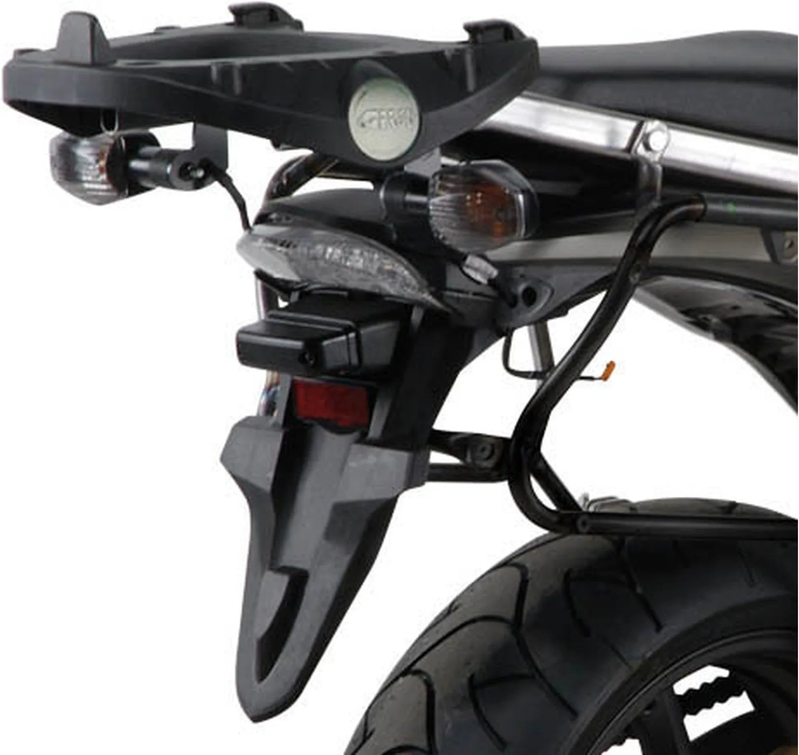 Motorradkoffer Monokey Trekker Aluminium Schwarz 33 Lt Trekker Aluminium - Givi Kompatibel Mit Honda Hornet 600 - Abs (2007-2010)