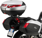 Motorradkoffer Monokey Trekker Dolomiti Aluminium Schwarz 30 Lt Trekker Dolomiti Aluminium - Givi Kompatibel Mit Honda Vfr 1200 F (2010-2016)
