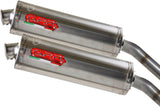 Dual Exhaust System With Sound Certification Oval Titanium - Gpr Compatible With Moto Morini Corsaro 1200 (2005-2011)