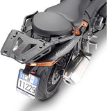 Monolock Riviera Black Top Case - 46 Lt Riviera Technopolymer - Givi Compatible With Suzuki 1300 Hayabusa (2021-2024)