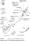 Complete Catalytic Exhaust System With Sound Certification X-Fight Stainless Steel - Leovince Compatible With Aprilia Rx 50 Perimeter Frame (2005-2015)