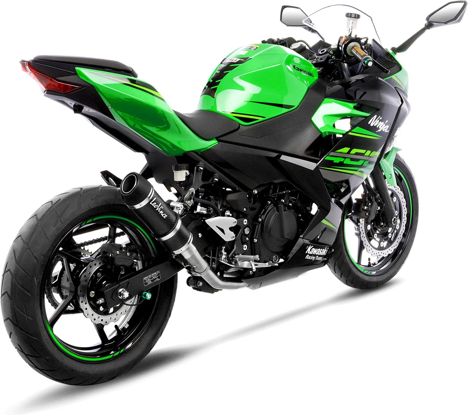 Auspuffendrohr Ohne Geräuschzulassung Gp Corsa Evo Carbon Fiber - Leovince Kompatibel Mit Kawasaki Z 500 - Se (2024-2026)