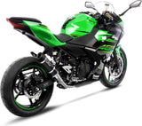 Auspuffendrohr Ohne Geräuschzulassung Gp Corsa Evo Carbon Fiber - Leovince Kompatibel Mit Kawasaki Ninja 400 (2022-2023)
