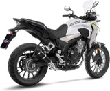 Auspuffendrohr Ohne Geräuschzulassung Gp Corsa Evo Carbon Fiber - Leovince Kompatibel Mit Honda Nx 500 (2024-2026)