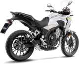Auspuffendrohr Ohne Geräuschzulassung Gp Corsa Carbon Fiber - Leovince Kompatibel Mit Honda Cb 500 F (2019-2023)