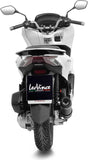 Komplette Auspuffanlage Ohne Katalysator Und Ohne Geräuschzulassung Gp Corsa Evo Carbon Fiber - Leovince Kompatibel Mit Honda Pcx 125 (2021-2024)