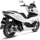 Komplette Auspuffanlage Ohne Katalysator Und Ohne Geräuschzulassung Gp Corsa Carbon Fiber - Leovince Kompatibel Mit Honda Pcx 125 (2021-2024)