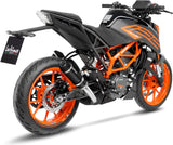 Auspuffendrohr Ohne Geräuschzulassung Gp Corsa Evo Carbon Fiber - Leovince Kompatibel Mit Ktm 390 Duke (2021-2023)
