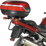 Motorradkoffer Monokey Trekker Aluminium Schwarz 52 Lt Trekker Aluminium - Givi Kompatibel Mit Yamaha Fzs 1000 Fazer (2003-2005)