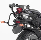 Monolock Alpina Black Aluminium Top Case - 44 Lt Alpina Aluminium - Givi Compatible With Yamaha Fz-6 S2 (2007-2011)