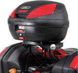 Monolock Vision Black Tech Top Case - 34 Lt Vision Technopolymer - Givi Compatible With Yamaha Fz-1 Fazer 1000 (2006-2015)