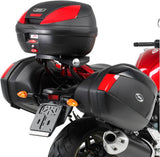 Monolock Alpina Aluminium Top Case - 44 Lt Alpina Aluminium - Givi Compatible With Yamaha Fz-1 1000 (2006-2015)