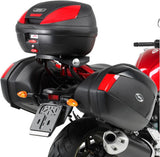 Motorradkoffer Monolock Blade Schwarz Tech 37 Lt Blade Technopolymer - Givi Kompatibel Mit Yamaha Fz-1 1000 (2006-2015)