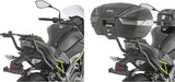 Motorradkoffer Monokey Trekker Alaska Aluminium 44 Lt Trekker Alaska Aluminium - Givi Kompatibel Mit Kawasaki Z 900 (2017-2019)