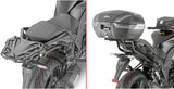 Monokey Trekker Alaska Black Aluminium Top Case - 56 Lt Trekker Alaska Aluminium - Givi Compatible With Kawasaki Ninja 1000 Sx (2020-2024)