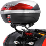 Monokey Silver Tech Top Case - 47 Lt Technopolymer - Givi Compatible With Kawasaki Versys 650 (2010-2014)