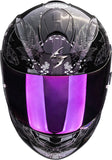 Integralhelm Für Motorrad Scorpion Exo Exo-491 Polycarbonate Chamäleon-Schwarz Dream Grösse Xs