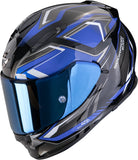 Integralhelm Für Motorrad Scorpion Exo Exo-491 Polycarbonate Schwarz Blau Zumo Grösse Xxl