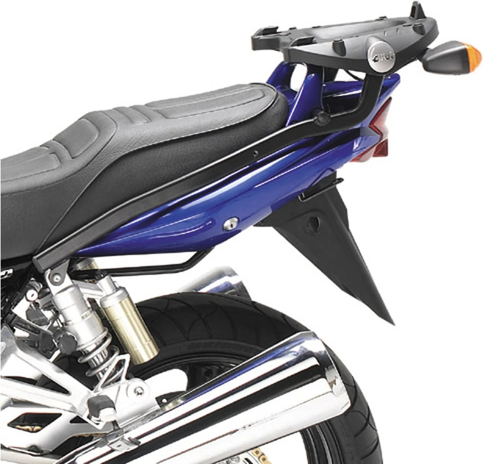 Motorradkoffer Monokey Trekker Aluminium Schwarz 46 Lt Trekker Aluminium - Givi Kompatibel Mit Suzuki Gsx 1400 (2002-2009)