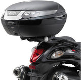 Monokey Trekker Outback Evo Smart Anodized Aluminium Top Case - 58 Lt Trekker Outback Evo Smart Anodized Aluminium - Givi Compatible With Suzuki Gsx 1300 R Hayabusa (2008-2016)