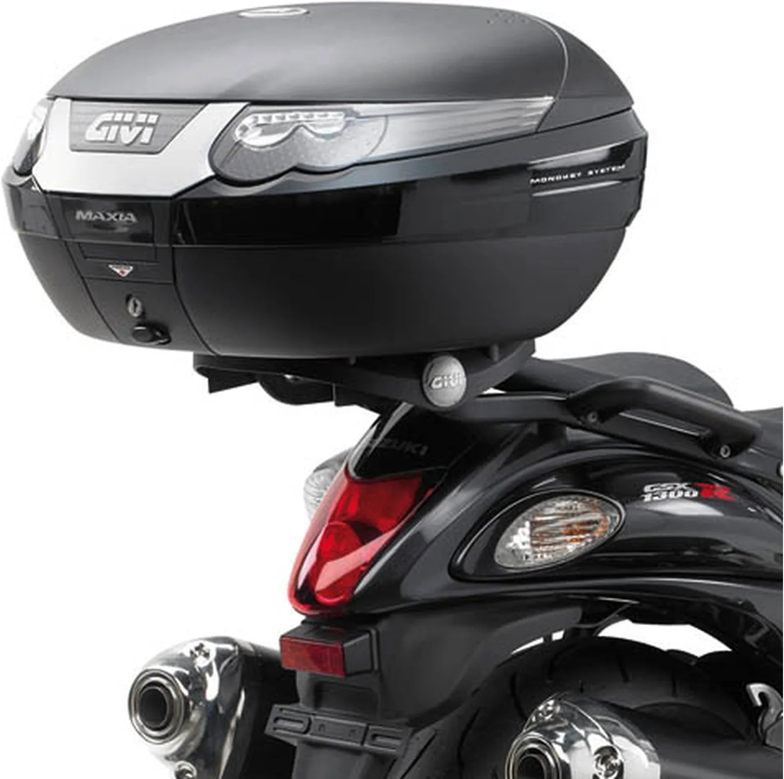 Motorradkoffer Monokey Trekker Outback Evo Smart Eloxiertem Aluminium 42 Lt Trekker Outback Evo Smart Eloxiertem Aluminium - Givi Kompatibel Mit Suzuki Gsx 1300 R Hayabusa (2008-2016)