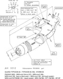 Complete Catalytic Exhaust System With Sound Certification Touring Stainless Steel - Leovince Compatible With Piaggio Typhoon 50 2T (2009-2011)