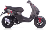 Complete Catalytic Exhaust System With Sound Certification Touring Stainless Steel - Leovince Compatible With Peugeot Squab (1995-1997)