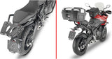 Monokey Trekker Alaska Black Aluminium Top Case - 44 Lt Trekker Alaska Aluminium - Givi Compatible With Triumph Tiger 660 Sport (2022-2024)
