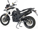 Auspuffendrohr Ohne Geräuschzulassung Lv One Evo Carbon Fiber Endkappe Carbon Fiber - Leovince Kompatibel Mit Bmw F 800 Gs - Adventure (2008-2016)