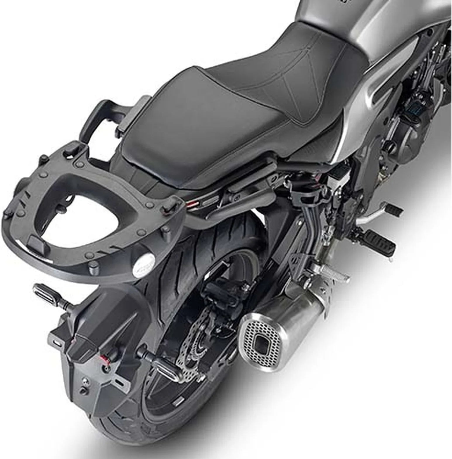 Motorradkoffer Monokey Maxia 5 Silber 58 Lt Maxia 5 Technopolymer - Givi Kompatibel Mit Voge Trofeo 500 Ac (2022-2024)