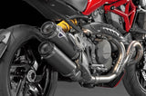 Auspuffendstück Mit Geräuschzulassung Carbon - Termignoni Kompatibel Mit Ducati Monster 1200 (2015-2016)