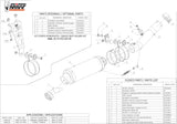 Auspuffendstück Ohne Katalysator Und Mit Geräuschzulassung Gp Carbon - Mivv Kompatibel Mit Aprilia Tuono V4 (2010-2016)