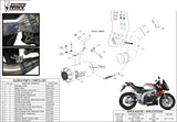 Auspuffendstück Ohne Katalysator Und Ohne Geräuschzulassung Mk3 Edelstahl - Mivv Kompatibel Mit Aprilia Tuono V4 1100 (2018-2020)
