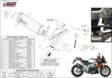 Auspuffendstück Ohne Katalysator Und Mit Geräuschzulassung Speed Edge Stahl Schwarz Carbon - Mivv Kompatibel Mit Aprilia Tuono V4 1100 (2018-2020)