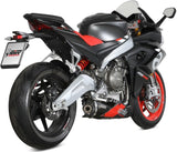 Komplette Abgasanlage Mit Katalysator Und Geräuschzulassung Delta Race Stahl Schwarz Carbon - Mivv Kompatibel Mit Aprilia Rs 660 (2020-2024)