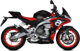Komplette Abgasanlage Mit Katalysator Und Geräuschzulassung Delta Race Edelstahl Carbon - Mivv Kompatibel Mit Aprilia Rs 660 (2020-2024)