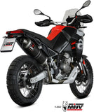 Auspuffendstück Mit Geräuschzulassung Dakar Stahl Schwarz - Mivv Kompatibel Mit Aprilia Tuareg 660 (2022-2024)