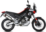 Komplette Auspuffanlage Ohne Katalysator Und Mit Geräuschzulassung Dakar Edelstahl - Mivv Kompatibel Mit Aprilia Tuareg 660 (2022-2024)