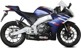 Komplette Auspuffanlage Ohne Katalysator Und Mit Geräuschzulassung Delta Race Stahl Schwarz Carbon - Mivv Kompatibel Mit Aprilia Rs 125 (2021-2024)