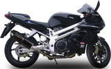 Doppelauspuffanlage Mit Geräuschzulassung Furore Alu Schwarz - Gpr Kompatibel Mit Aprilia Sl 1000 Falco (2000-2004)