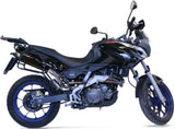 Doppelauspuffanlage Mit Geräuschzulassung Furore Alu Schwarz - Gpr Kompatibel Mit Aprilia Pegaso 650 Strada (2005-2009)