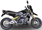 Doppelauspuffanlage Ohne Geräuschzulassung Furore Alu Schwarz - Gpr Kompatibel Mit Aprilia Dorsoduro 750 (2008-2016)