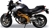 Doppelauspuffanlage Ohne Geräuschzulassung Deeptone Edelstahl - Gpr Kompatibel Mit Aprilia Shiver 750 Gt (2007-2016)